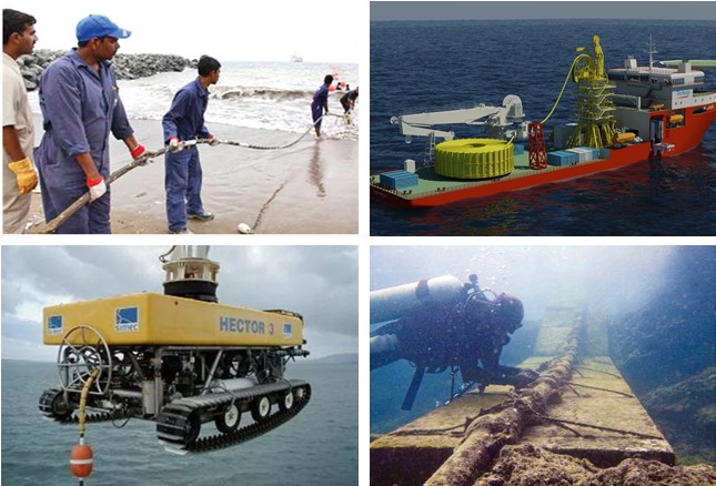 submarine cable laying